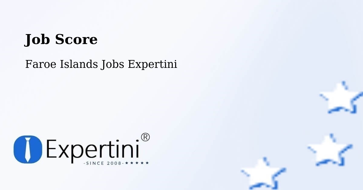 Job Score & Job Description Score Tool – Kvívík - Faroe Islands Jobs Expertini